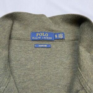 Polo Ralph Lauren Men's XL Estate Rib Quarter Zip Pullover Sweater Olive Green